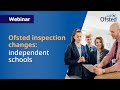 Ofsted education inspection framework: non-association independent schools
