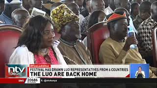 Thousands of Luo Community members attend the 4th Piny Luo Festival in Siaya