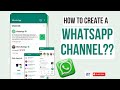 WhatsApp Channels  How to create a WhatsApp channel  Step by step tutorial #whatsappchannels