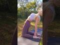 backbend yoga flow in the sunshine