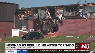 Newnan High School rebuilding after tornado