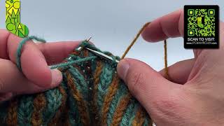 Single Decrease Set-Up in Stocking-Stitch Double-Knitted Brioche — A Sockmatician Tutorial