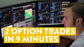 [LIVE] Day Trading | 2 Option Trades in 9 Minutes
