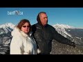 sulphur mountain gondola in winter