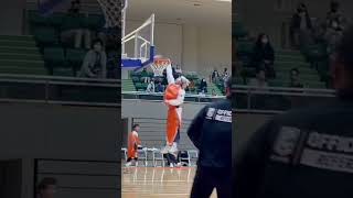 182cmの 半回転ダンク？それとも1回転ダンク？ #山口力也 #バスケ #バスケ #basketball #dunk #training #workout