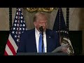 trump live u.s. president donald trump signs executive orders