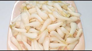 Cách làm CỦ KIỆU NGÂM ĐƯỜNG chua ngọt trắng giòn để được rất lâu - Bếp Nhà Hoàng