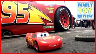 Cars 3 Road to the Races Tour Sphero Ultimate Lightning McQueen Meets Lightning McQueen in Real Life