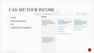 HMRC personal tax account