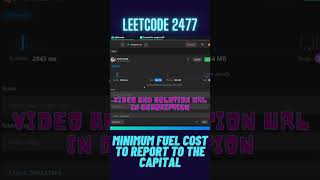 Leetcode 2477. Minimum Fuel Cost to Report to the Capital #python #leetcode