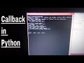 PYTHON TUTORIAL: CALLBACKS IN PYTHON WITH EXAMPLES