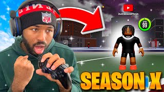 I Played The *NEW* SEASON X on HOOP NATION \u0026 IT WAS AMAZING..🎅🏾😍