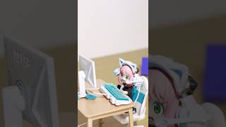 【コマ撮り】Study up, Anya【アーニャ】#shorts  #funny  #animation