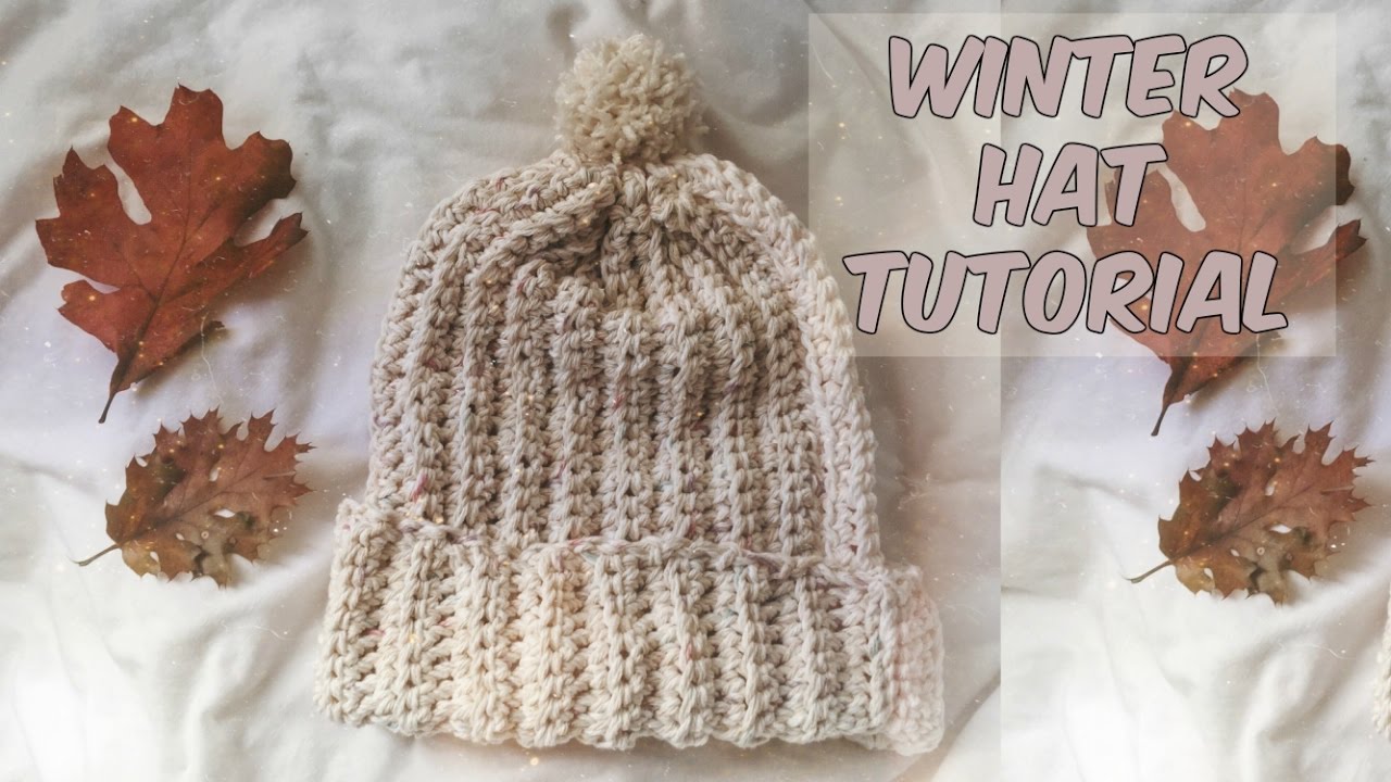 Easy Ribbed Hat Tutorial Youtube