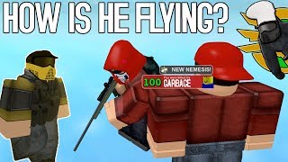 The 3 Dumbest Hackers Roblox Arsenal Ragequit John Roblox - flying hacker spawn kills me arsenal roblox