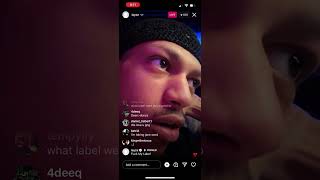 Jace on IG live Talking about The Music Industry \u0026 Why You Should Not Sign To A Label