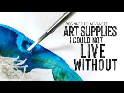 Art Supplies I Couldn't Live Without – Watercolor Supplies for Beginners to Advanced