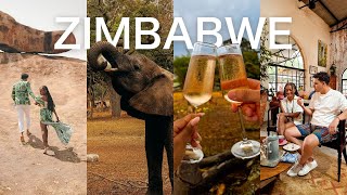 ZIMBABWE TRAVEL VLOG | see elephants + restaurant in Harare + photoshoot in Domboshawa (part 1)