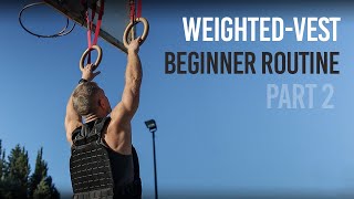 How to Start Training with a Weighted Vest (Calisthenics Beginner-routine)