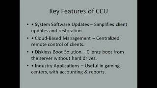 CCU Cloud Update Console | Diskless Management & Cloud Updates Explained