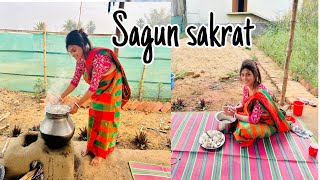 Santali vlog//apsara Murmu//sakrat re sudhu pithe esin hoi na