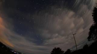 オリオン座流星群 2016年10月21日 北西の空