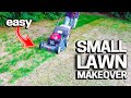 How to RENOVATE a SMALL LAWN - Cheap & Easy!