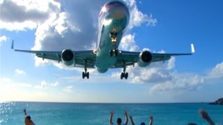 VERY COOL!  Jets Landing at Princess Juliana Airport on SXM, Sint Maarten