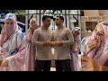 Aksi Comel Ummi Muhammad Bilal. Neelofa Siap Main Cak Cak Belakang Ustaz Haris