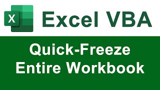 Quick-Freeze All Workbook Values in Excel