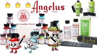 Angelus Paint Starter kit \u0026 Collector Edition Colors Unboxing \u0026 Review