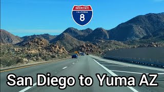 San Diego, CA to Yuma, AZ | Interstate 8 East