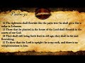 psalm 92 kjv audio with text