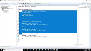 Part7 - JAVA OOPS -Class, Object , Constructor, Instance Vs Static Methods