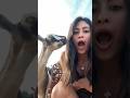 Would you let a goat eat your hair at the Milk & Honey ranch? #shorts