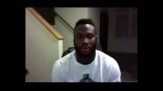 Latavius Murray wishing Onondaga football team good luck