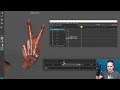 deskcap in maya with mocap pro gloves