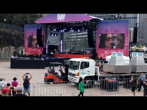 Dami Im - Chandelier - Australia Day Concert Rehearsal 2018 Dami Im - Chandelier - Australia Day Concert Rehearsal 2018