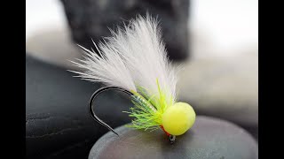 How to tie 'The Fly Shop's' Candy Booby with Sunburst Straggle Throat