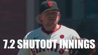 Logan Webb Throws 7.2 Shutout Innings with 7 Strikeouts vs Braves!