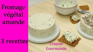 Fromage végétal d'amande - 3 recettes - 2 fermentations - #crusine