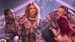 Jennifer Lopez performs 2015 hits medley at AMAs