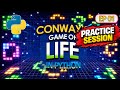 Game of Life in Python (SOLID + Design Patterns) | Project Series — EPISODE 1 Practice Session