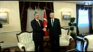 Prezident İlham Əliyevin və Türkiyənin Baş naziri Rəcəb Tayyib Ərdoğanın görüşü