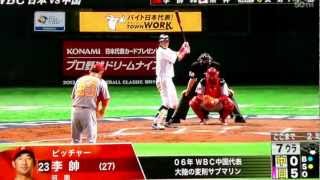 糸井でさえ.攻略できず、、WBC 中国