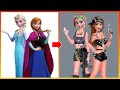 Frozen: Elsa Anna Glow Up Into Bad Girl - Disney Princesses Transformation