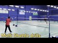 Badminton training - Multi Shuttle drills