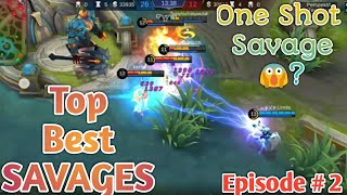 Top Best Savages Moments Mobile Legends : EUDORA ONE SHOT SAVAGE ???