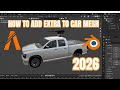 How to Add Extras to Cars in Blender for GTA V & FiveM | Full Tutorial