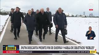 Putin descarta pronto fin de guerra y habla de objetivos "nobles" | 24 Horas TVN Chile